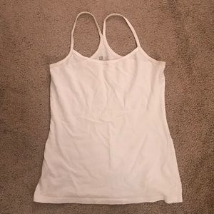 White Racer Back Camisole